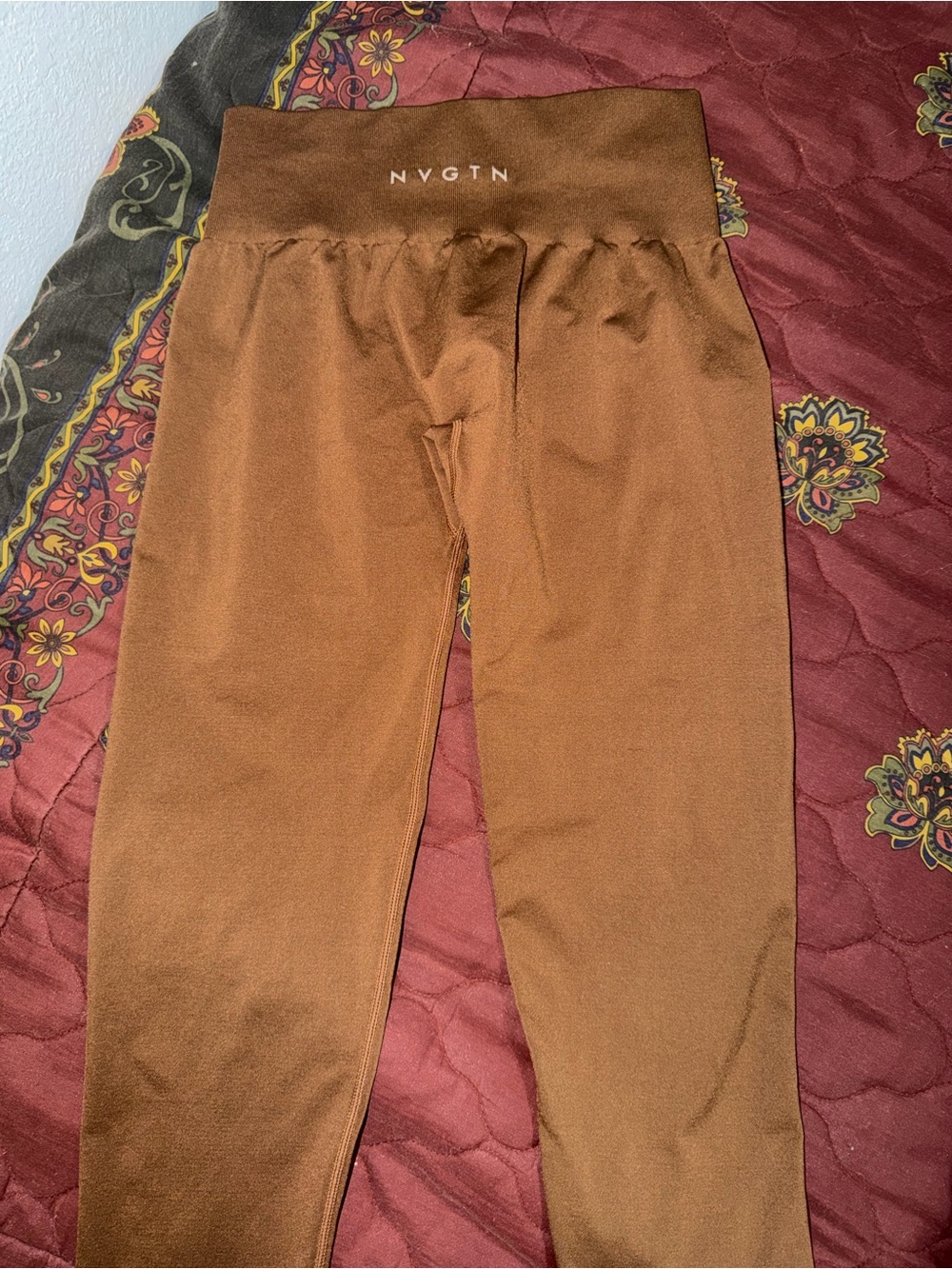 NVGTN Chestnut Brown High-Waist Leggings